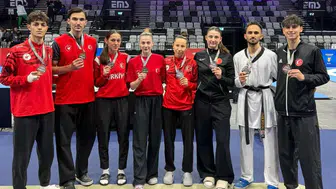 Milli sporcularımız İtalya ve Almanya'da kürsüye ambargo koydu
