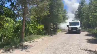 Darende’de sivrisinek ve karasineklere karşı ilaçlama seferberliği başladı