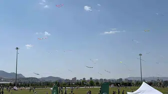 Kayseri’de 800 çocuk uçurtmalarla bağımlılığa karşı gökyüzüne çıktı