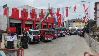 Düzce Belediyesi itfaiye filosunu 12 yeni araçla güçlendirdi