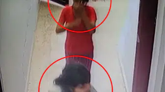 Kızıltepe'de evleri hedef alan iki kadın kameraya yakalandı