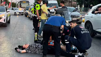 Edirne’de motosikletler çarpıştı Bir sürücü hastanelik oldu