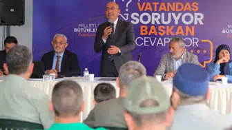 Meramlılar mahallelerini başkana doğrudan sordu