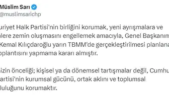 Kılıçdaroğlu yarınki grup toplantısını iptal etti