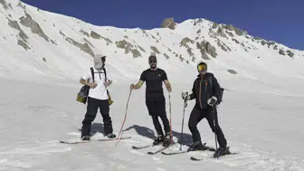Erciyes’te temmuz kapıdayken kayak sezonu hala kapanmadı