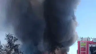 Yatağan çöplüğünde çıkan yangın ekipleri alarma geçirdi