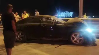Manavgat trafiğini kilitleyen alkollü kaza