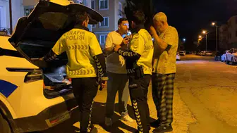 Bursa'da alkollü sürücü direksiyon başında sızdı