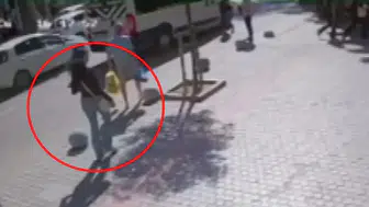 Bursa'da kontrolden çıkan taksi avukatı altına alarak sürükledi