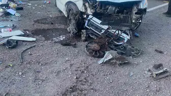 Elazığ Palu yolunda araç takla attı