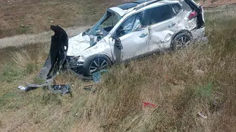 Batman yolunda kaza iki kişiyi hastanelik etti