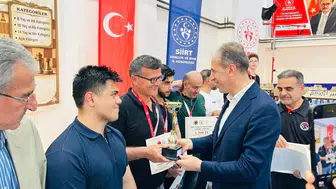 Siirt’te satranç heyecanı kupa töreniyle sona erdi