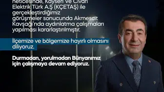 Bünyan’da tehlikeli kavşak ışıklandırılıyor
