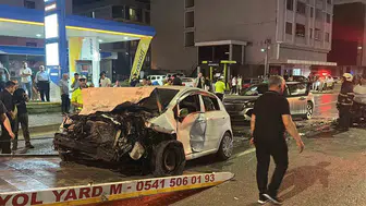 Samsun Atakum'da zincirleme kaza beş kişi hastanelik oldu