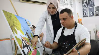 Birecikli İbrahim spor ve sanatla kabuğunu kırdı