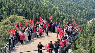 Hanönü gençleri doğa yürüyüşünde buluştu