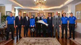 Erzurum Valisi infaz koruma ekiplerini makamında ağırladı