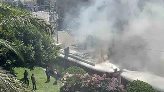 Antalya nostalji tramvayında yangın paniği