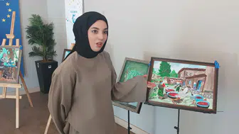 Sessizliğin içindeki renkler Gaziantep’te hayat buldu
