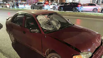 Samsun Atakumda motosikletli sürücü otomobille çarpıştı
