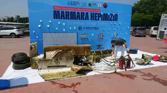Tuzla açıklarında deniz dibi temizliği operasyonu