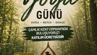 Denizlililer Dünya Yoga Gününde Çamlık Ormanı’nda buluşuyor