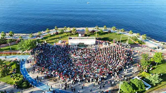Darıca’da milli maç coşkusu için dev ekranlar kuruluyor