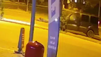 Karaman'da temizlik işçisinin can verdiği o kazanın görüntüleri izleyenleri üzdü