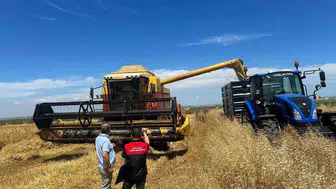 Kırklareli tarlalarında biçerdöver denetimi başladı