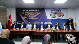 AK Parti İnönü teşkilatı yeni hedefler için bir araya geldi