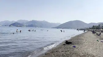 Marmaris sahillerinde sezonun en canlı günleri yaşanıyor