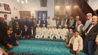 Erzurum’da 6 hafız için tarihi camide özel tören