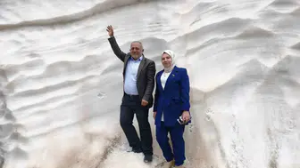 Batmanın zirvesinde yaz ortasında kış sürprizi
