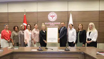 Bafra Sağlıklı Hayat Merkezi bebek dostu kurum ilan edildi