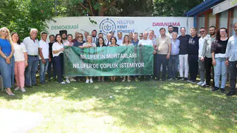 Nilüfer’de kurulması planlanan katı atık tesisine mahallelerden ortak tepki
