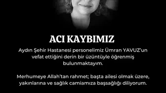 Aydın’da genç sağlık çalışanı evinde yaşamını yitirdi