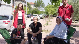 Denizli’de sınav günü babalar için çifte heyecan yaşandı