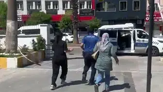 Nizip'te polis öğrenciyi son anda sınava yetiştirdi