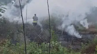 Hatay Dörtyol’da bahçe yangını korkuttu
