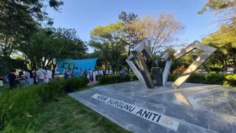 Eskişehir’de gök bayrak Kırım mücadelesi için dalgalandı