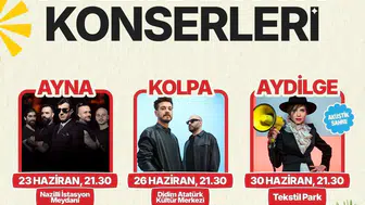 Aydın'da yaz akşamları konserlerle şenleniyor