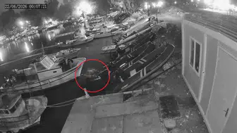 Hatay Payas sahilinde yürek yakan kaza kamerada