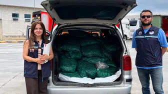 Kapıkule'de 840 kilo kaçak midyeye operasyon