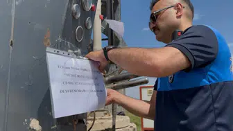 Bolvadin Belediyesi yanlışlıkla devletin kuyusunu mühürledi