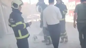 Adıyaman'da iş merkezinde yangın paniği