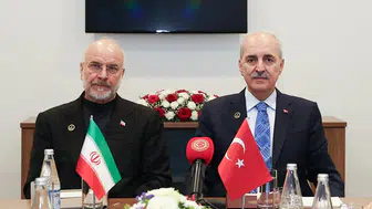 Kurtulmuş ve Kalibaf Bakü’de masaya oturdu