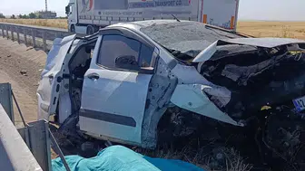 Nusaybin yolunda trafik kazası 1 can kaybı