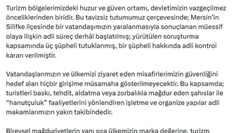 Mersin'de turistlere sopalı saldırı yapan üç kişi tutuklandı