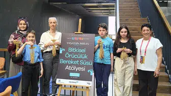 Bafra pirincinin başakları sanatla buluştu