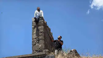 Diyarbakır surlarında bir saatlik yaşam mücadelesi
